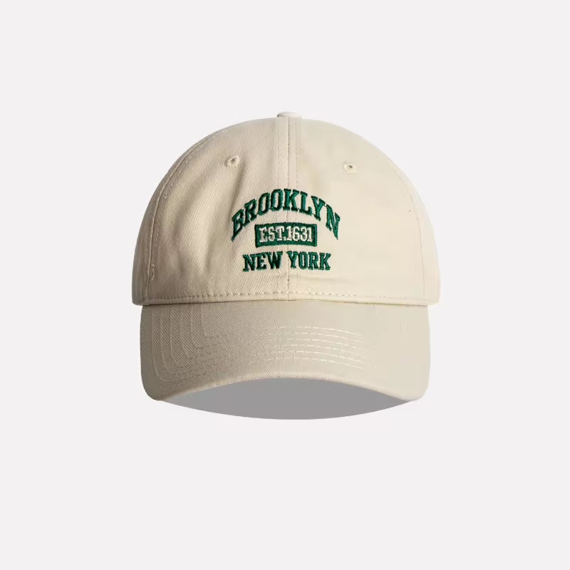 Soft Cotton Letter Embroidered Baseball Cap 