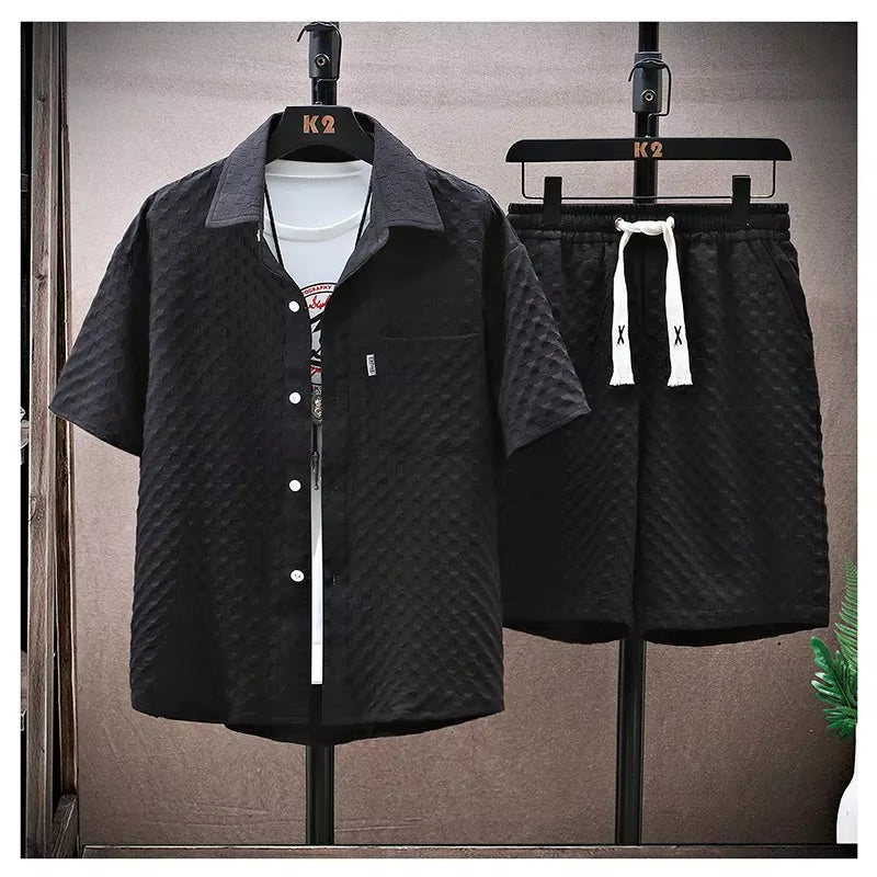 Casual 2pc set Men's summer clothes 