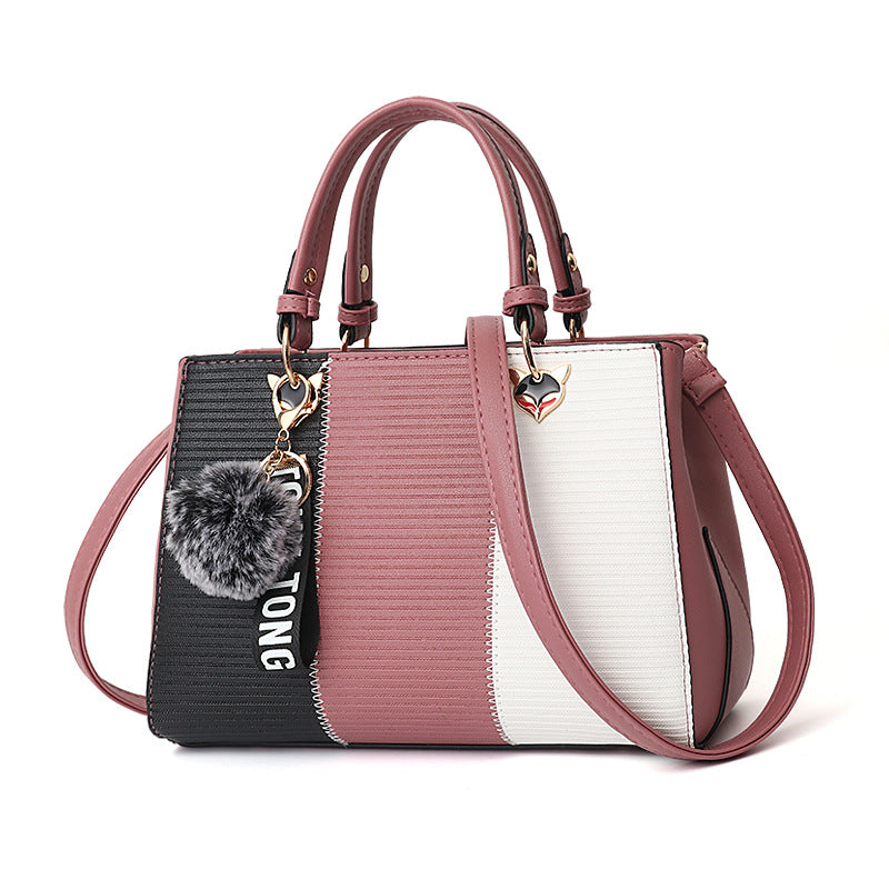 Women furball handbag