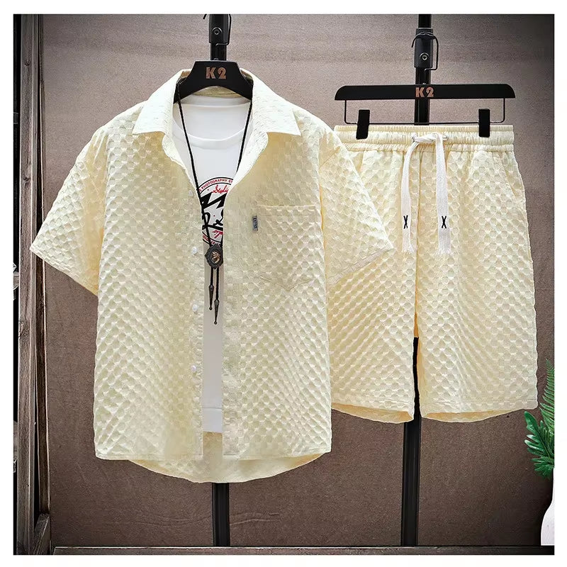 Casual 2pc set Men's summer clothes 