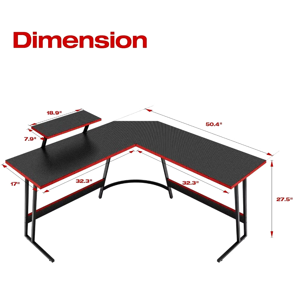 L Shaped Gaming Desk