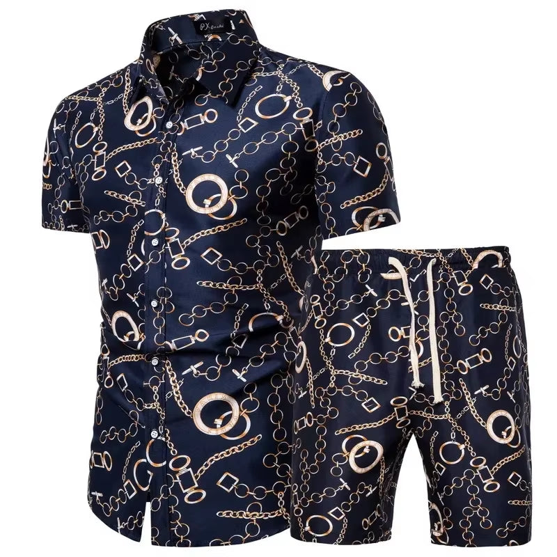 Summer New Men'S Clothing 2pc