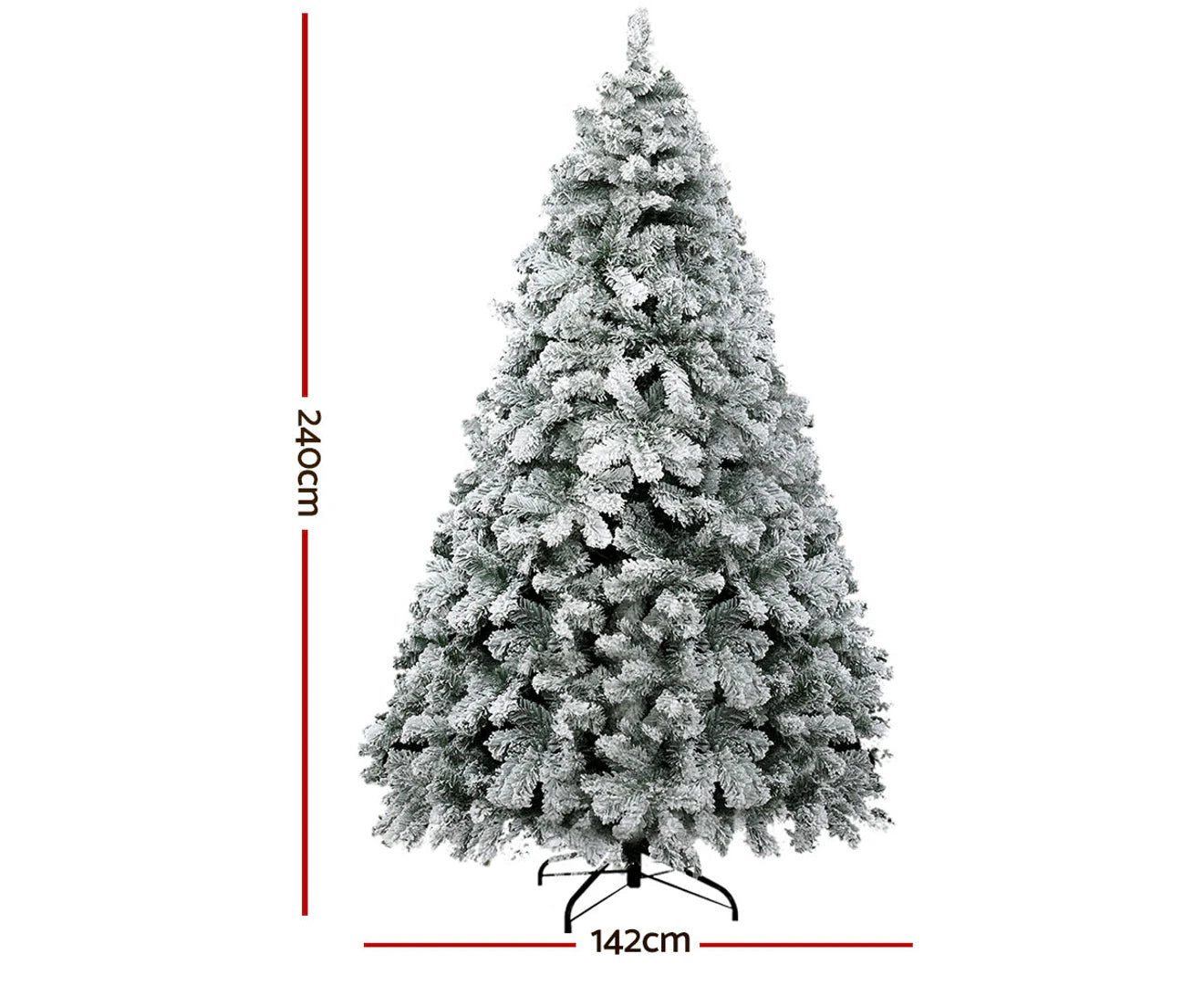 2.4 snow flaked Christmas Tree