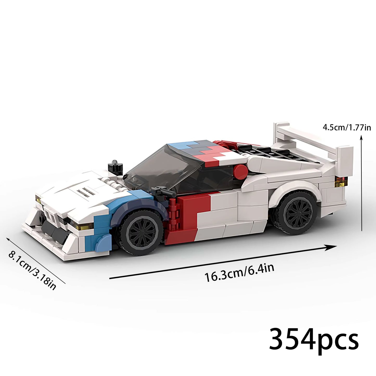 Building Block Racing Car Moc Children'S Puzzle Toy