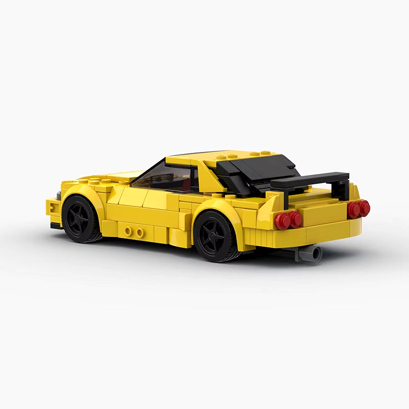 Features Roadster Racing Car Models Compatible MOC Small Particles Puzzle Kids Toys DIY Building Block Gifts