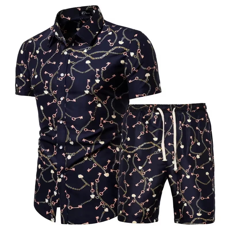 Summer New Men'S Clothing 2pc